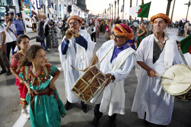 64th Anniversary of Algerian Independence A public celebration held to mark the 64th anniversary of Algerian independence in Boumerdes, Algeria, on July 4, 2026, Algerians began the War of National Liberation against France on November 1, 1954, and Algeria gained its independence on July 5, 1962. Photo by Billel Bensalem, APP, Algiers, Algeria Copyright: xAlgÃ riexPressexPhotosxBillelxBensalemx xAPPx IMG_5597