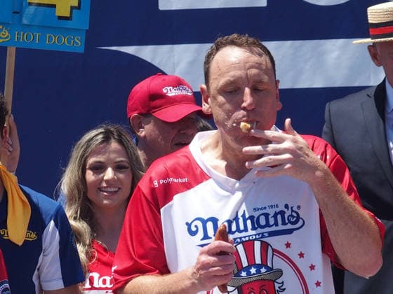 July 4, 2026, Brooklyn, New York, USA: Coney Island, New York July 4, 2026..Nathan s Hot Dog eating contest..The Nathan s Famous International Hot Dog Eating Contest is an annual American hot dog competitive eating competition held on July 4th... Miki Sudo ,& Joey Chestnut defended their tittles at the 2026 competition. Joey Chestnut ate 66 Hot Dogs and Miki Sudo ate 38.75 Hot Dogs. Brooklyn USA - ZUMAct2_ 20260704_faf_ct2_045 Copyright: xBrucexCotlerx