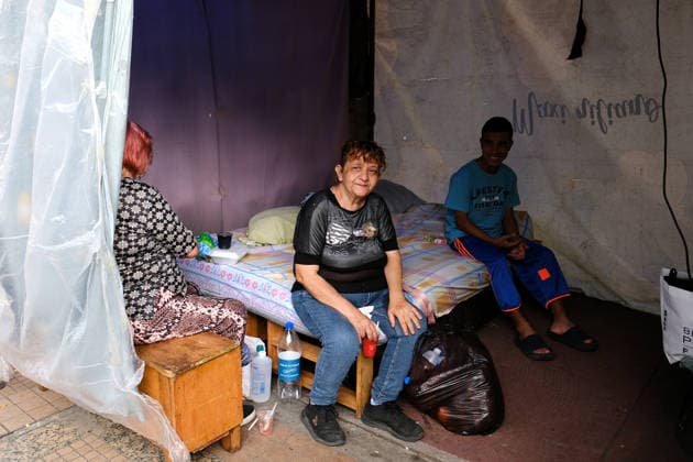 Evacuation of Venezuelan families continue after twin earthquakes CARACAS, VENEZUELA - JULY 4: Displaced Venezuelan families adjust to life inside temporary makeshift camps set up along the central Avenida Bolívar, near local museums, in Caracas, Venezuela, on July 4, 2026. Following the twin earthquakes, residents living in the state-subsidized Mision Vivienda housing complexes were urgently evacuated due to safety concerns. As emergency command continue processing requests for technical inspections, the displaced citizens await engineering assessments to determine whether their apartments are structurally sound for a safe return. Diko Betancourt Anadolu Caracas Venezuela. Editorial use only. Please get in touch for any other usage.  Copyright: x2026xAnadoluxDikoxBetancourtx