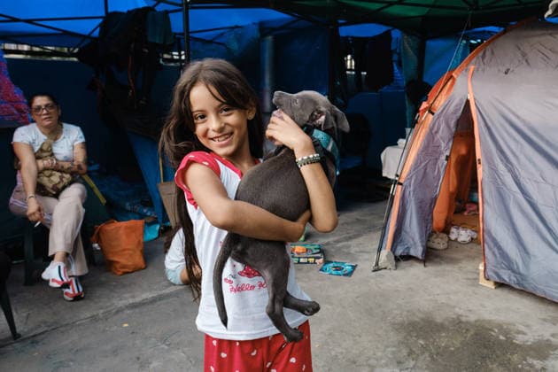 Evacuation of Venezuelan families continue after twin earthquakes CARACAS, VENEZUELA - JULY 4: Displaced Venezuelan families adjust to life inside temporary makeshift camps set up along the central Avenida Bolívar, near local museums, in Caracas, Venezuela, on July 4, 2026. Following the twin earthquakes, residents living in the state-subsidized Mision Vivienda housing complexes were urgently evacuated due to safety concerns. As emergency command continue processing requests for technical inspections, the displaced citizens await engineering assessments to determine whether their apartments are structurally sound for a safe return. Diko Betancourt Anadolu Caracas Venezuela. Editorial use only. Please get in touch for any other usage.  Copyright: x2026xAnadoluxDikoxBetancourtx