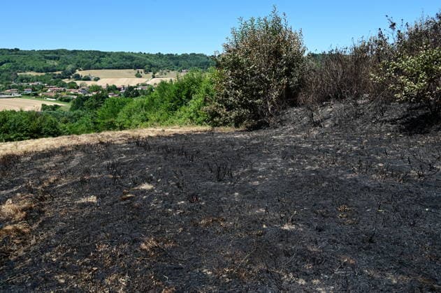 Fire In France A forest and field fire burns several hectares in the commune of Jardin, Isere, on July 4, 2026. Jardin Isere France  Copyright: xRomainxDoucelinx originalFilename: doucelin-fireinfr260704_nplvx.jpg