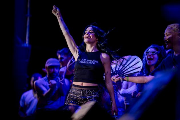 Lali Performs at MADO 2026 Singer Lali performs on the Plaza Espana stage at MADO 2026 Madrid Pride on July 4, 2026, in Madrid, Spain. A singer, actress, and international icon, her performance combines pop, dance, and a captivating stage show to celebrate diversity, freedom, and connection with the audience. A Pé MADRID, Spain MADRID, Spain Spain  Copyright: xA.xPÃ rezxMecax 7645261