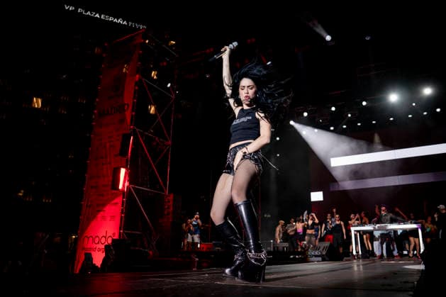 Lali Performs at MADO 2026 Singer Lali performs on the Plaza Espana stage at MADO 2026 Madrid Pride on July 4, 2026, in Madrid, Spain. A singer, actress, and international icon, her performance combines pop, dance, and a captivating stage show to celebrate diversity, freedom, and connection with the audience. A Pé MADRID, Spain MADRID, Spain Spain  Copyright: xA.xPÃ rezxMecax 7645266