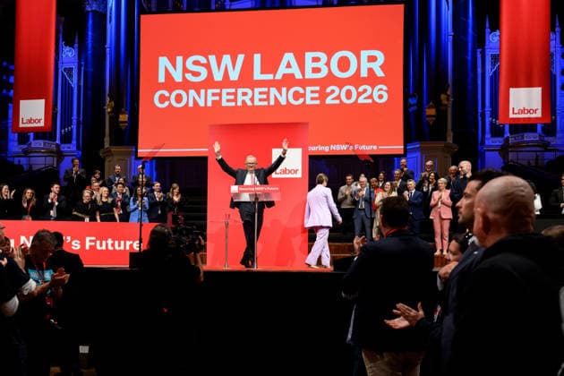 2026 NSW LABOR STATE CONFERENCE, Prime Minister Anthony Albanese talks during the the 2026 NSW Labor state conference in Sydney, Sunday, July 5, 2026. ( NO ARCHIVING SYDNEY NEW SOUTH WALES AUSTRALIA  Copyright: xSTEVENxMARKHAMx 20260705139842596184
