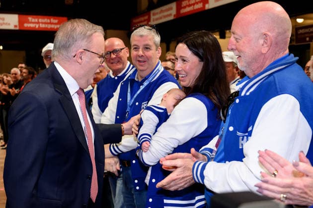 2026 NSW LABOR STATE CONFERENCE, Prime Minister Anthony Albanese arrives before the the 2026 NSW Labor state conference in Sydney, Sunday, July 5, 2026. ( NO ARCHIVING SYDNEY NEW SOUTH WALES AUSTRALIA  Copyright: xSTEVENxMARKHAMx 20260705111373301166
