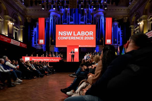 2026 NSW LABOR STATE CONFERENCE, Prime Minister Anthony Albanese talks during the the 2026 NSW Labor state conference in Sydney, Sunday, July 5, 2026. ( NO ARCHIVING SYDNEY NEW SOUTH WALES AUSTRALIA  Copyright: xSTEVENxMARKHAMx 20260705197371905070