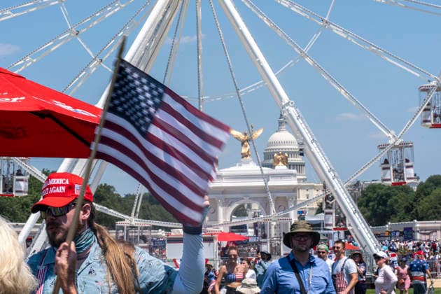 July 4, 2026, Washington, United States: People attend the Great American State Fair on the National Mall, in Washington. Washington United States  - ZUMAs197 20260704_aaa_s197_241 Copyright: xJenxGolbeckx