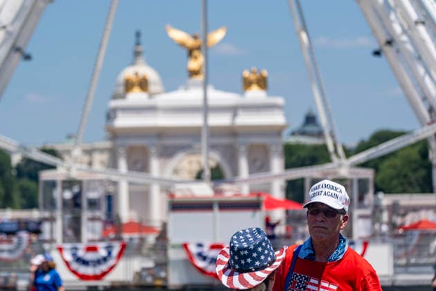 July 4, 2026, Washington, United States: People attend the Great American State Fair on the National Mall, in Washington. Washington United States - ZUMAs197 20260704_aaa_s197_248 Copyright: xJenxGolbeckx
