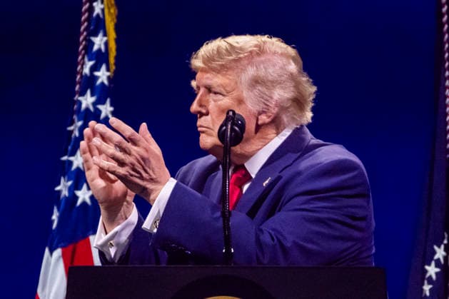 July 4, 2026, Washington, District Of Columbia, USA: US President Donald Trump speaks during the Salute to America 250 celebration on the National Mall in Washington, DC, USA, 04 July 2026. The fireworks display that followed the presidentÃ¢â‚¬â ¢s speech is reportedly the largest in history, with 850,000 shells launched over 40 minutes Washington USA  - ZUMAs152 20260704_faa_s152_047 Copyright: xJimxLoScalzox-xPoolxviaxCNPx