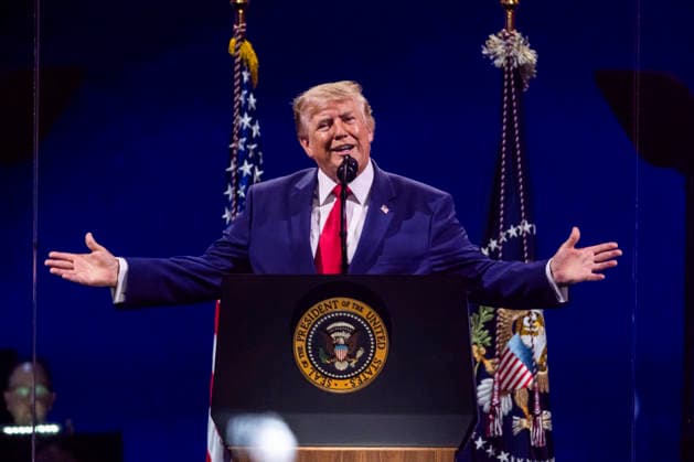 July 4, 2026, Washington, District Of Columbia, USA: US President Donald Trump speaks during the Salute to America 250 celebration on the National Mall in Washington, DC, USA, 04 July 2026. The fireworks display that followed the presidentÃ¢â‚¬â ¢s speech is reportedly the largest in history, with 850,000 shells launched over 40 minutes Washington USA - ZUMAs152 20260704_faa_s152_046 Copyright: xJimxLoScalzox-xPoolxviaxCNPx