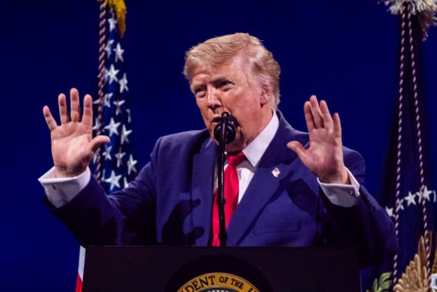 July 4, 2026, Washington, District Of Columbia, USA: US President Donald Trump speaks during the Salute to America 250 celebration on the National Mall in Washington, DC, USA, 04 July 2026. The fireworks display that followed the presidentÃ¢â‚¬â ¢s speech is reportedly the largest in history, with 850,000 shells launched over 40 minutes Washington USA - ZUMAs152 20260704_faa_s152_050 Copyright: xJimxLoScalzox-xPoolxviaxCNPx