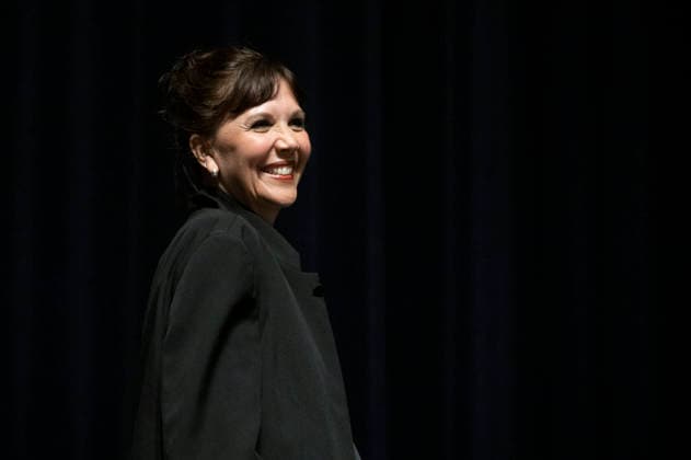 The 60th Karlovy Vary International Film Festival continued on its second day, in Karlovy Vary, Czech Republic, on July 4, 2026. Director, screenwriter, and actress Maggie Gyllenhaal, who received the Festival President s Award, presented the film The Bride! (CTKxPhoto KaterinaxSulova) CTKPhotoP2026070407738  CTKPhotoP2026070407738