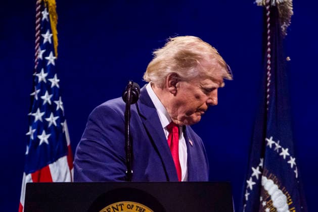 July 4, 2026, Washington, District Of Columbia, USA: US President Donald Trump speaks during the Salute to America 250 celebration on the National Mall in Washington, DC, USA, 04 July 2026. The fireworks display that followed the president™s speech is reportedly the largest in history, with 850,000 shells launched over 40 minutes Washington USA  - ZUMAs152 20260704_faa_s152_052 Copyright: xJimxLoScalzox-xPoolxviaxCNPx
