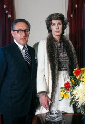 RECORD DATE NOT STATED Nancy and Henry Kissinger; American politician and diplomat Nancy and Henry Kissinger. Henry Kissinger; American politician, diplomat, and geopolitical consultant who served as United States Secretary of State and National Security Advisor under the presidential administrations of Richard Nixon and Gerald Ford. Editorial use only. All other uses to be cleared with the copyright owner (World History Archive), in advance., WHA_181_0476.jpg, Henry Kissinger; American politician; diplomat; geopolitical consultant; United States Secretary of State; National Security Advisor; Richard Nixon; Gerald Ford; American history; Cold War; foreign policy; international relations; Nobel Peace Prize; Kissinger Associates; Nixon admini Copyright: xWorldxHistoryxArchivex