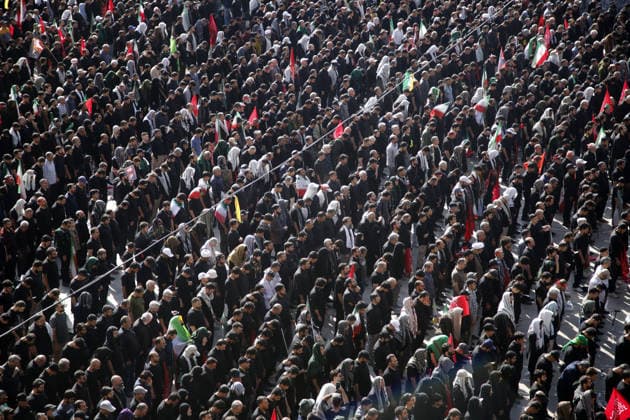 Funeral ceremony held for former Iranian Supreme Leader Ali Khamenei in Tehran TEHRAN, IRAN - JULY 5: Hundreds of thousands of Iranians gather at the Imam Khomeini Mosalla to attend the funeral prayer led by Grand Ayatollah Ja far Sobhani at a designated area inside the mosque complex during the funeral ceremony for former Iranian Supreme Leader Ali Khamenei and his family members, who were killed in U.S.-Israeli attacks, in Tehran, Iran, on July 5, 2026. Fatemeh Bahrami Anadolu Tehran Iran. Editorial use only. Please get in touch for any other usage.  Copyright: x2026xAnadoluxFatemehxBahramix
