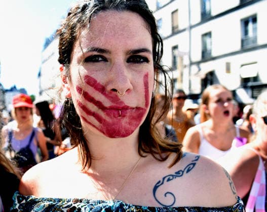 Demonstration Against The Sexual Violence - Paris Demonstration against the sexual violence and for a law integral and memory of Lyhanna in Paris, France on July 4, 2026. Photo by Alain Apaydin ABACAPRESS.COM Paris France  Copyright: xApaydinxAlain ABACAx