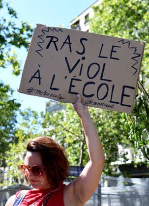 Demonstration Against The Sexual Violence - Paris Demonstration against the sexual violence and for a law integral and memory of Lyhanna in Paris, France on July 4, 2026. Photo by Alain Apaydin ABACAPRESS.COM Paris France  Copyright: xApaydinxAlain ABACAx