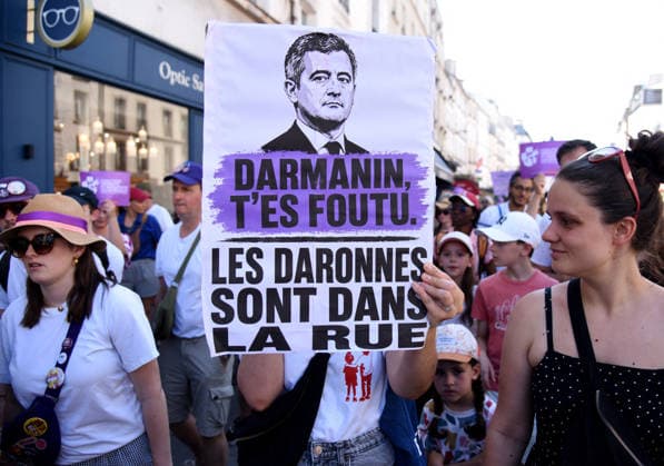 Demonstration Against The Sexual Violence - Paris Demonstration against the sexual violence and for a law integral and memory of Lyhanna in Paris, France on July 4, 2026. Photo by Alain Apaydin ABACAPRESS.COM Paris France  Copyright: xApaydinxAlain ABACAx