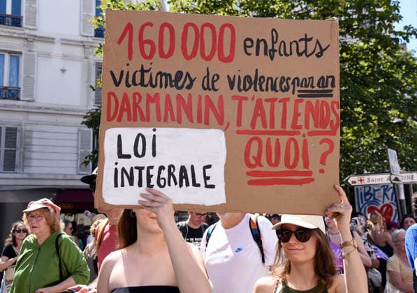 Demonstration Against The Sexual Violence - Paris Demonstration against the sexual violence and for a law integral and memory of Lyhanna in Paris, France on July 4, 2026. Photo by Alain Apaydin ABACAPRESS.COM Paris France  Copyright: xApaydinxAlain ABACAx