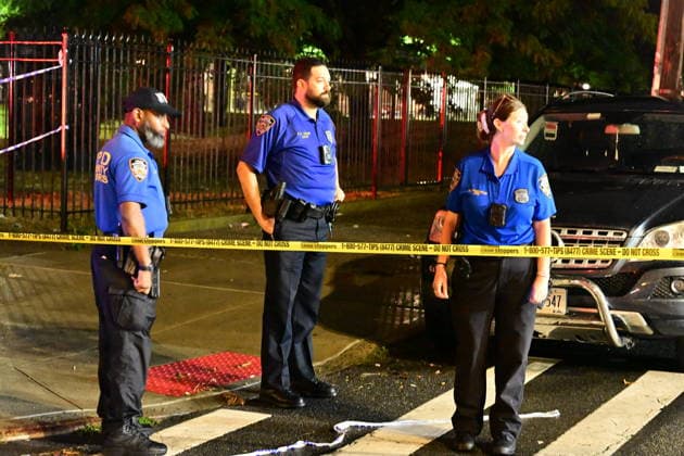 8 wounded in mass shooting on July 4th holiday in New York s Coney Island NEW YORK, UNITED STATES - JULY 4: NYPD officers work at the scene after eight people, including four children, were shot in a mass shooting near the intersection of West 30th Street and Surf Avenue in the Coney Island neighborhood of Brooklyn, New York, United States, on July 4, 2026. The victims were transported to local hospitals, a firearm was recovered at the scene, and the investigation remained ongoing with no arrests reported. Kyle Mazza Anadolu New York United States. Editorial use only. Please get in touch for any other usage.  Copyright: x2026xAnadoluxKylexMazzax