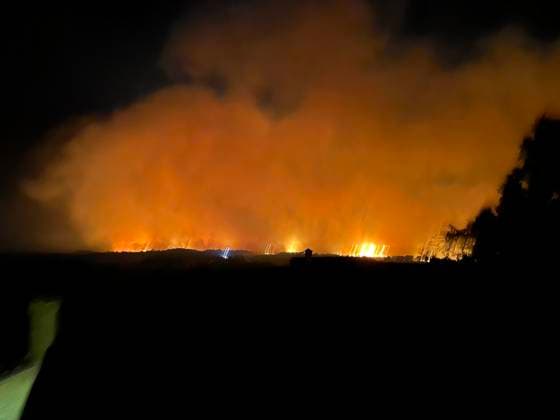 Huge fire broke out on Trevillach - Pyrenees-Orientales Huge fire broke out on the territory of the commune of Trévillach, on the outskirts of Montalba-le-Château, (Pyrénées-Orientales) about 35 kilometres from Perpignan on July 4, 2026. Photo by Geyres-Castoldi ABACAPRESS.COM Montalba-le-Château France  Copyright: xCastoldixIsabelle ABACAx