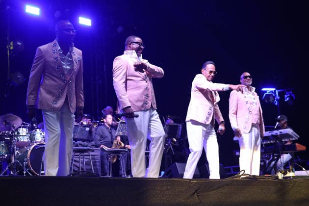 Four Tops performs at Love Supreme Jazz Festival, UK Glynde Place nr Lewes, East Sussex, UK, Love Supreme Jazz Festival 2026 on 4 July 2026 Four Tops at day 2 of the festival Theo Peoples Ronnie McNeir Lawrence Payton Jr. Michael Brock, Credit:Andy Sturmey Andrew Sturmey - B1114 Avalon United Kingdom, East Sussex, Glynde Place, Lewes  Copyright: xAndyxSturmeyx xAndrewxSturmeyx-xB1114x xAvalonx 1114488567
