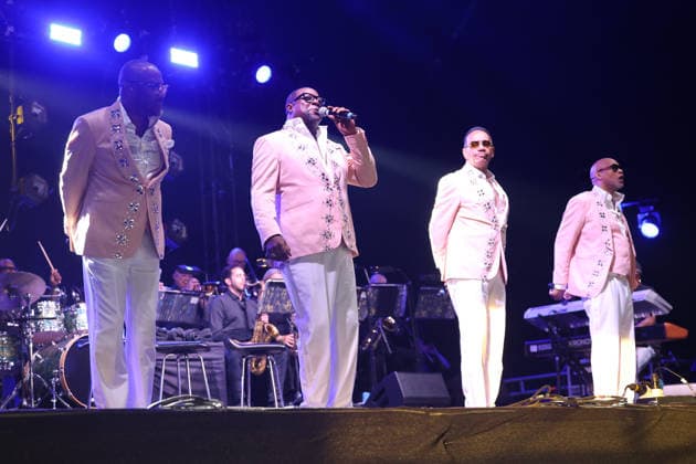 Four Tops performs at Love Supreme Jazz Festival, UK Glynde Place nr Lewes, East Sussex, UK, Love Supreme Jazz Festival 2026 on 4 July 2026 Four Tops at day 2 of the festival Theo Peoples Ronnie McNeir Lawrence Payton Jr. Michael Brock, Credit:Andy Sturmey Andrew Sturmey - B1114 Avalon United Kingdom, East Sussex, Glynde Place, Lewes  Copyright: xAndyxSturmeyx xAndrewxSturmeyx-xB1114x xAvalonx 1114488629