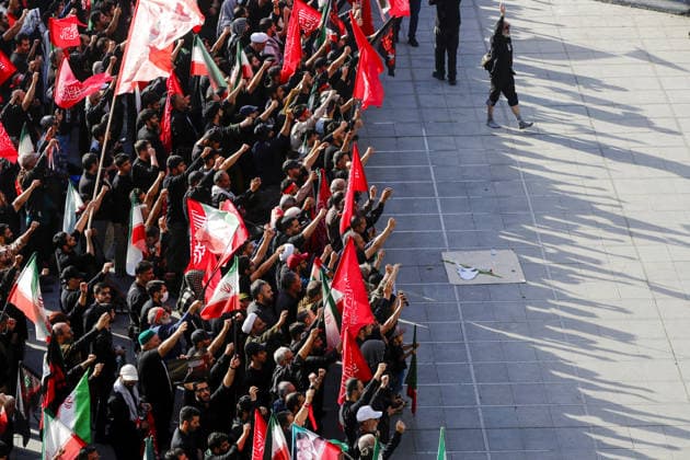 Funeral ceremony held for former Iranian Supreme Leader Ali Khamenei in Tehran TEHRAN, IRAN - JULY 5: Hundreds of thousands of Iranians gather at the Imam Khomeini Mosalla to attend the funeral prayer at Imam Khomeini Mosalla Mosque during the funeral ceremony for former Iranian Supreme Leader Ali Khamenei and his family members, who were killed in U.S.-Israeli attacks, in Tehran, Iran, on July 5, 2026. Fatemeh Bahrami Anadolu Tehran Iran. Editorial use only. Please get in touch for any other usage.  Copyright: x2026xAnadoluxFatemehxBahramix