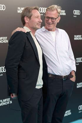 David Duchovny und John Lee Hancock beim Photocall zur Verleihung des CineMerit Awards auf dem 43. Filmfest München 2026 in der Hochschule für Fernsehen und Film. München, 04.07.2026 *** David Duchovny and John Lee Hancock at the photocall for the CineMerit Awards ceremony at the 43rd Munich Film Festival 2026 at the University of Television and Film Munich, July 4, 2026 Foto:xN.xKolinzx xFuturexImagex duchovny_6741