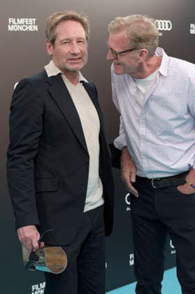 David Duchovny und John Lee Hancock beim Photocall zur Verleihung des CineMerit Awards auf dem 43. Filmfest München 2026 in der Hochschule für Fernsehen und Film. München, 04.07.2026 *** David Duchovny and John Lee Hancock at the photocall for the CineMerit Awards ceremony at the 43rd Munich Film Festival 2026 at the University of Television and Film Munich, July 4, 2026 Foto:xN.xKolinzx xFuturexImagex duchovny_6747