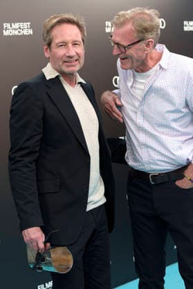 David Duchovny und John Lee Hancock beim Photocall zur Verleihung des CineMerit Awards auf dem 43. Filmfest München 2026 in der Hochschule für Fernsehen und Film. München, 04.07.2026 *** David Duchovny and John Lee Hancock at the photocall for the CineMerit Awards ceremony at the 43rd Munich Film Festival 2026 at the University of Television and Film Munich, July 4, 2026 Foto:xN.xKolinzx xFuturexImagex duchovny_6748