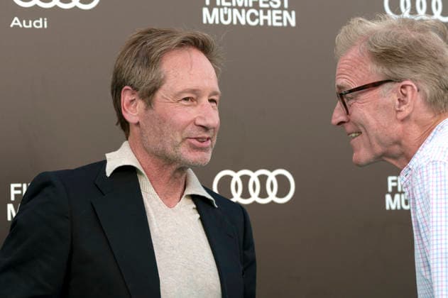 David Duchovny und John Lee Hancock beim Photocall zur Verleihung des CineMerit Awards auf dem 43. Filmfest München 2026 in der Hochschule für Fernsehen und Film. München, 04.07.2026 *** David Duchovny and John Lee Hancock at the photo call for the CineMerit Awards ceremony at the 43rd Munich Film Festival 2026 at the University of Television and Film Munich, July 4, 2026 Foto:xN.xKolinzx xFuturexImagex duchovny_6754