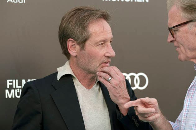 David Duchovny und John Lee Hancock beim Photocall zur Verleihung des CineMerit Awards auf dem 43. Filmfest München 2026 in der Hochschule für Fernsehen und Film. München, 04.07.2026 *** David Duchovny and John Lee Hancock at the photo call for the CineMerit Awards ceremony at the 43rd Munich Film Festival 2026 at the University of Television and Film Munich, July 4, 2026 Foto:xN.xKolinzx xFuturexImagex duchovny_6755