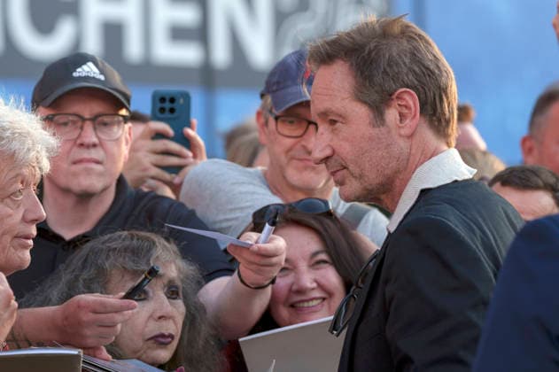 David Duchovny beim Photocall zur Verleihung des CineMerit Awards auf dem 43. Filmfest München 2026 in der Hochschule für Fernsehen und Film. München, 04.07.2026 *** David Duchovny at the photocall for the CineMerit Awards ceremony at the 43rd Munich Film Festival 2026 at the University of Television and Film Munich, July 4, 2026 Foto:xN.xKolinzx xFuturexImagex duchovny_6757
