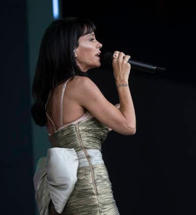 Denmark Roskilde Festival 2026 The British singer, songwriter, and actress Lilly Allen on the Orange Stage during the Roskilde Festival, Denmark, Saturday, July 4, 2026. (Photo: Torben Christensen Scanpix 2026) , Roskilde Denmark *** Denmark Roskilde Festival 2026 British singer, songwriter, and actress Lilly Allen on the Orange Stage during the Roskilde Festival in Denmark on Saturday, July 4, 2026. Photo by Torben Christensen, Scanpix 2026, Roskilde, Denmark  Copyright: TorbenxChristensen TorbenxChristensenx spdk20260704-221301-L