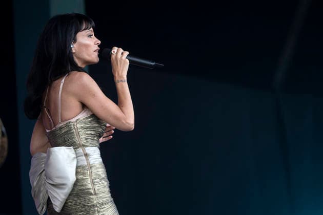 Denmark Roskilde Festival 2026 The British singer, songwriter, and actress Lilly Allen on the Orange Stage during the Roskilde Festival, Denmark, Saturday, July 4, 2026. (Photo: Torben Christensen Scanpix 2026) , Roskilde Denmark *** Denmark Roskilde Festival 2026 British singer, songwriter, and actress Lilly Allen on the Orange Stage during the Roskilde Festival in Denmark on Saturday, July 4, 2026. Photo by Torben Christensen, Scanpix 2026, Roskilde, Denmark  Copyright: TorbenxChristensen TorbenxChristensenx spdk20260704-221209-L