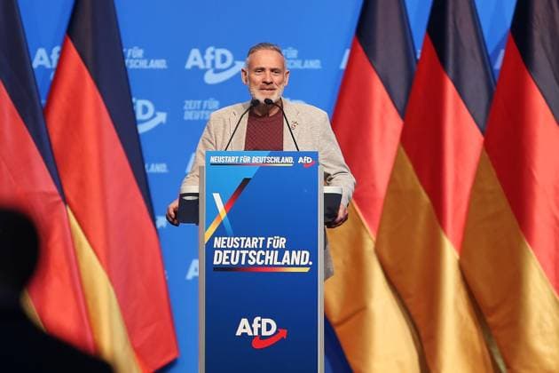 Erfurt, Thüringen, Deutschland, 05.07.2026: Messe: AfD-Bundesparteitag: Thorsten Moriße *** Erfurt, Thuringia, Germany, July 5, 2026: AfD National Party Convention, Thorsten Moriße Copyright: xdtsxNachrichtenagenturx dts_126477