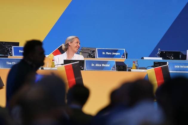 Erfurt, Thüringen, Deutschland, 05.07.2026: Messe: AfD-Bundesparteitag: Alice Weidel *** Erfurt, Thuringia, Germany, July 5, 2026, AfD National Party Convention, Alice Weidel Copyright: xdtsxNachrichtenagenturx dts_126562