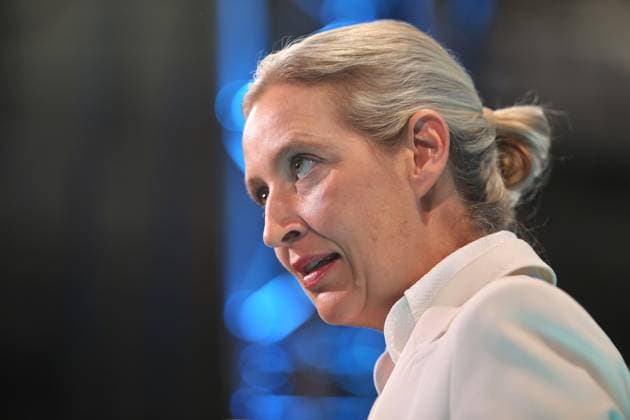 Erfurt, Thüringen, Deutschland, 05.07.2026: Messe: AfD-Bundesparteitag: Alice Weidel *** Erfurt, Thuringia, Germany, July 5, 2026, AfD National Party Convention, Alice Weidel Copyright: xdtsxNachrichtenagenturx dts_126575