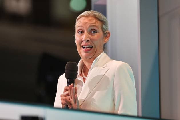 Erfurt, Thüringen, Deutschland, 05.07.2026: Messe: AfD-Bundesparteitag: Alice Weidel *** Erfurt, Thuringia, Germany, July 5, 2026, AfD National Party Convention, Alice Weidel Copyright: xdtsxNachrichtenagenturx dts_126578