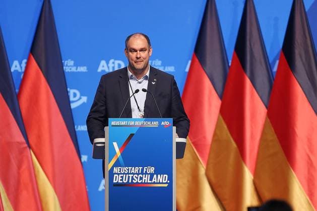Erfurt, Thüringen, Deutschland, 05.07.2026: Messe: AfD-Bundesparteitag: Stefan Falko Schröder *** Erfurt, Thuringia, Germany, July 5, 2026, AfD National Party Convention, Stefan Falko Schröder Copyright: xdtsxNachrichtenagenturx dts_126559