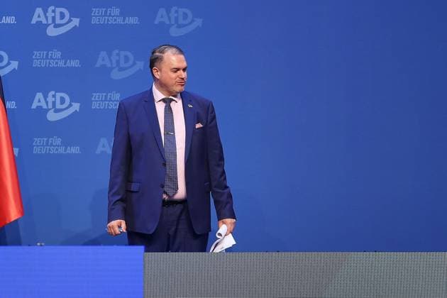 Erfurt, Thüringen, Deutschland, 05.07.2026: Messe: AfD-Bundesparteitag: Julian Flak *** Erfurt, Thuringia, Germany, July 5, 2026, AfD National Party Convention, Julian Flak Copyright: xdtsxNachrichtenagenturx dts_126601