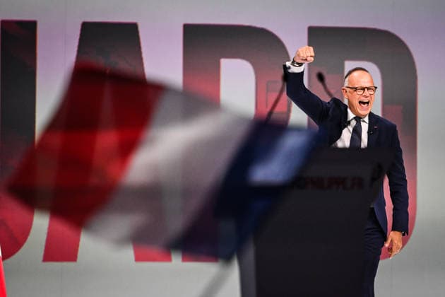 July 5, 2026, Paris, France, France: The president of French right-wing party Horizons, former Prime Minister and presidential candidate for 2027 Edouard Philippe during his campaign rally at Adidas Arena on July 05, 2026 in Paris, France. Paris France  - ZUMAm308 20260705_zsp_m308_007 Copyright: xMatthieuxMirvillex