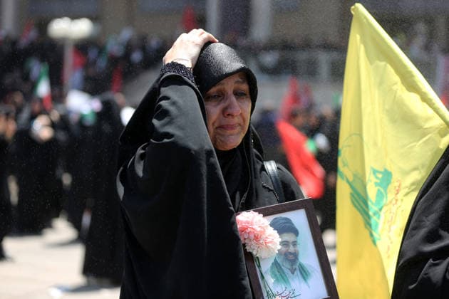 Farewell ceremony held in Tehran for Iran s former leader Khamenei TEHRAN, IRAN - JULY 5: ( RESTRICTIONS: NO Access Israel Media Persian Language TV Stations Outside Iran Strictly No Access BBC Persian VOA Persian Manoto TV Iran International TV ) People holding Iranian flags from various cities across Iran and from abroad attend the funeral ceremony held for former Iranian Supreme Leader Ali Khamenei, who was killed during attacks launched by the United States and Israel on Feb. 28, at the Imam Khomeini Mosalla Mosque in Tehran, Iran, on July 5, 2026. Fatemeh Bahrami Anadolu Tehran Iran. Editorial use only. Please get in touch for any other usage.  Copyright: x2026xAnadoluxFatemehxBahramix