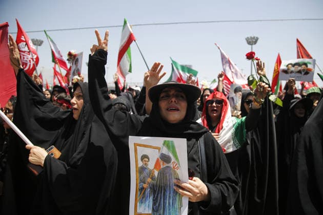 Farewell ceremony held in Tehran for Iran s former leader Khamenei TEHRAN, IRAN - JULY 5: ( RESTRICTIONS: NO Access Israel Media Persian Language TV Stations Outside Iran Strictly No Access BBC Persian VOA Persian Manoto TV Iran International TV ) People holding Iranian flags from various cities across Iran and from abroad attend the funeral ceremony held for former Iranian Supreme Leader Ali Khamenei, who was killed during attacks launched by the United States and Israel on Feb. 28, at the Imam Khomeini Mosalla Mosque in Tehran, Iran, on July 5, 2026. Fatemeh Bahrami Anadolu Tehran Iran. Editorial use only. Please get in touch for any other usage.  Copyright: x2026xAnadoluxFatemehxBahramix