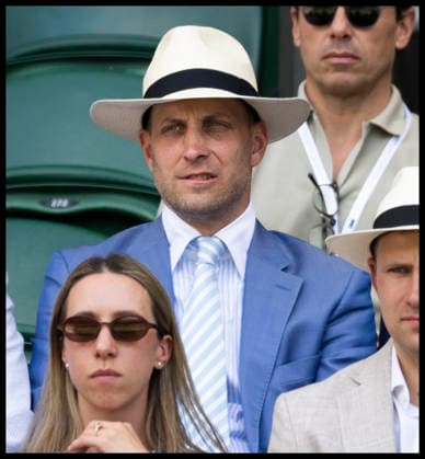 . 05 07 2026. London, United Kingdom. Lord Frederick Windsor watches the tennis on Centre Court on day seven of the Wimbledon Tennis Championships in London .  xStephenxLockx xi-Imagesx IIM-26884-0044
