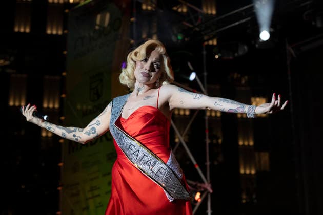 July 5, 2026, Madrid, Spain: Singer Mon Laferte performs during the MADO 2026 Festival at the Plaza de Espana in Madrid. Madrid Spain  - ZUMAs197 20260705_aaa_s197_056 Copyright: xAtilanoxGarciax