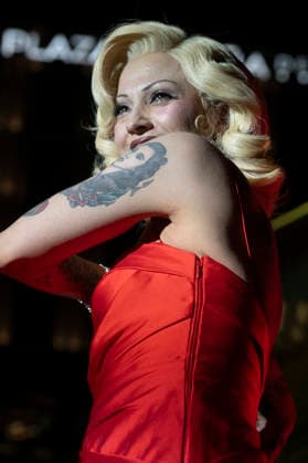 July 5, 2026, Madrid, Spain: Singer Mon Laferte performs during the MADO 2026 Festival at the Plaza de Espana in Madrid. Madrid Spain  - ZUMAs197 20260705_aaa_s197_059 Copyright: xAtilanoxGarciax