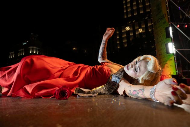 July 5, 2026, Madrid, Spain: Singer Mon Laferte performs during the MADO 2026 Festival at the Plaza de Espana in Madrid. Madrid Spain  - ZUMAs197 20260705_aaa_s197_070 Copyright: xAtilanoxGarciax
