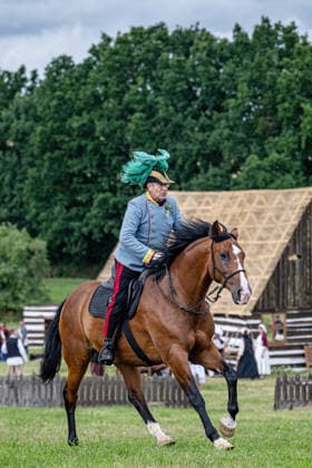 Actor Vaclav Vydra attends re-enactment of Battle of Sadowa 1866 took place at Chlum battlefield as the close of three-day event marking the 160th anniversary of the Battle of Koniggratz (or Sadowa) in 1866, in Hradec Kralove, Czech Republic, on July 5, 2026. (CTKxPhoto DavidxTanecek) CTKPhotoP2026070504083  CTKPhotoP2026070504083